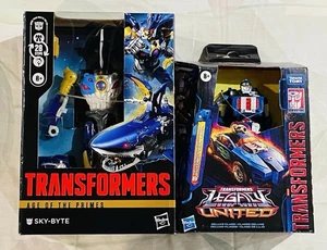 Brand New 2024-2025 Transformers Sky-Byte & Autobot Side Burn Action Figure Lot - Picture 1 of 21