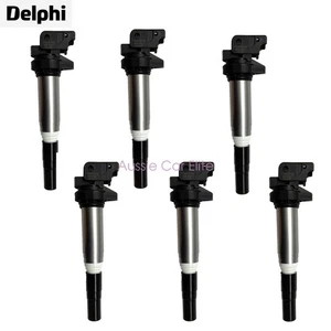 12130148594 6pcs OEM Delphi Ignition Coil Pack Set for 2005-2011 BMW 335i X5 3.0 - Picture 1 of 6