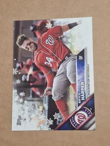2016 BRYCE HARPER TOPPS HOLIDAY BASEBALL CARD #HMW110 NATIONALS PHILLIES NATS - Picture 1 of 3