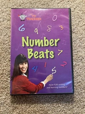 The TV Teacher: Number Beats (DVD 2010) Writing Handwriting Counting Songs RARE - Image 1 of 3