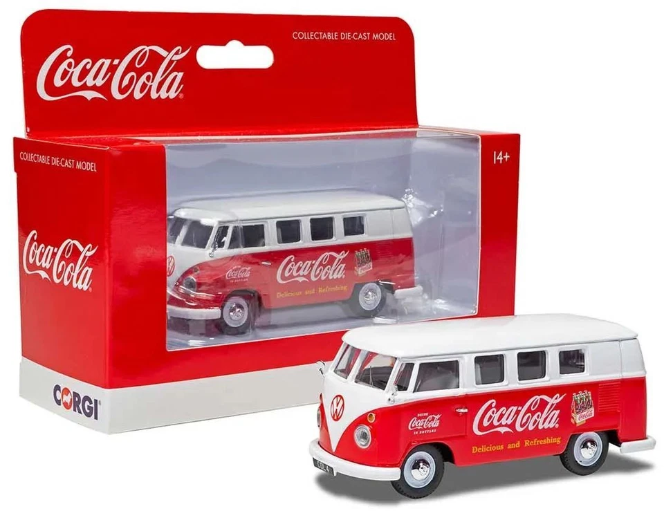 Corgi Bus 02732CC VW Camper Coca Cola Early 1960's 1/43 - Bild 1 von 1