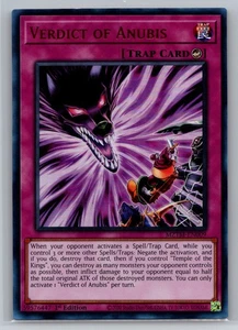 Veredicto de Anubis Ultra Raro MZTM-EN009 1ª Edición - Imagen 1 de 2