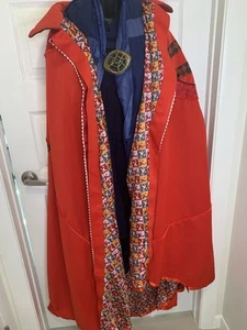 DR Strange Cosplay Costumes Doctor Strange Red Cloak Robe Necklace Ring Full Set - Picture 1 of 11