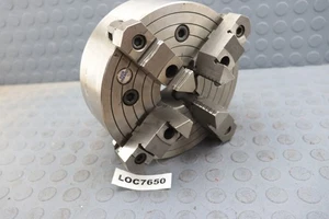 8'' BUCK FORKARDT 6408R CHUCK 4 JAW MOUNT D1-6 LOC7650 - Picture 1 of 13