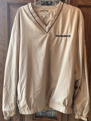 Cortavientos Cutter & Buck Pull Over color caqui tostado talla XXL cuello en V manga larga Hummer Foto 1 de 4