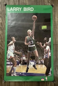 VTG RARE LARRY BIRD CELTICS 1987 ORIGINAL NBA STARLINE POSTER 34x22 LAMINATED - Picture 1 of 11
