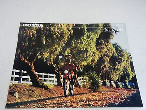 1982 HONDA XL250R NOS FOLLETO DE LITERATURA DE VENTAS DEL DISTRIBUIDOR OEM 82 - Imagen 1 de 6