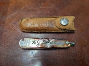 Remington Knife R7364 Pearl w/pouch Lobster Vintage Antique Original No Repo - Picture 1 of 10