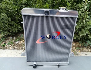 56mm FOR TRIUMPH TR4A Aluminum Radiator 1965-1968 1966 1967 65 66 67 68 - Picture 1 of 6