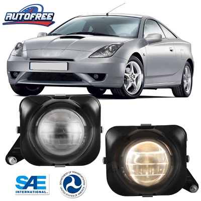 Luces antiniebla transparentes de repuesto para parachoques delantero Toyota Celica 00-05 Foto 1 de 4