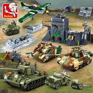 WW2 Military Building Block Set Normandy Landing Campaign Tan Fits Most Brands - Picture 1 of 18