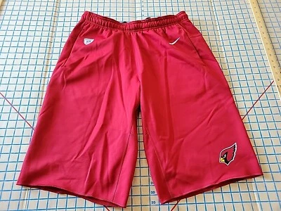 Arizona Cardinals Nike NFL Training Dri-Fit Fleece Sweat Shorts Men's Large ~13 - Image 1 of 4