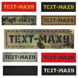 Custom 1"x3.5" Your Name Tape Army Military Morale Tactical Laser Cut Patch #CST - Picture 1 of 3