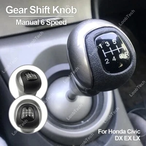 Gear Shift Knob For Honda Civic DX EX  Manual 6 Speed Gear Transmissions Shifter - Picture 1 of 14