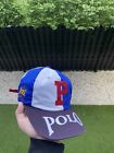 Vintage Polo Sport Ralph Lauren Hat Mens Strapback Spellout Stadium 90s USA Flag