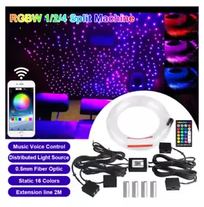 1200Pcs Home Car Headliner Star Light Kit Roof Twinkle Ceiling Light Fiber Optic - Picture 1 of 7