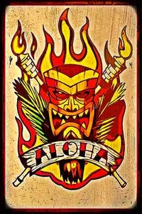 WORLDS GREATEST SIGNS! 8"X12" TIKI BAR SIGN POOL HOT TUB MAN CAVE GARAGE DECOR - Picture 1 of 3