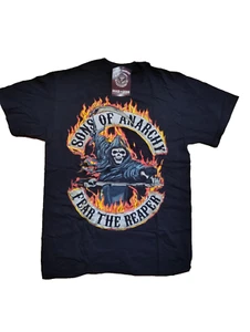 Sons of Anarchy Road Gear Fear The Reaper  T-Shirt Mens XL Black NEW  w Tag - Picture 1 of 3
