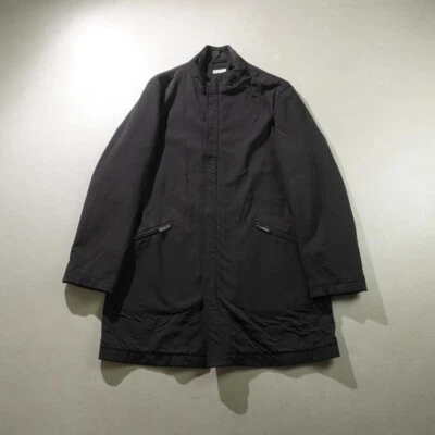 Abrigo Giorgio Armani Cremallera Nylon Spandex Hiyoku Negro Para Hombre Talla 52 Usado Foto 1 de 4