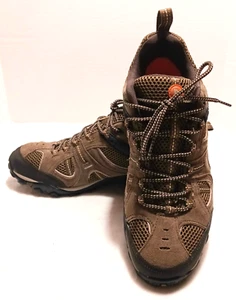 Scarpe da trekking Merrell Canteen Marmalade J148528C da uomo in camoscio marrone taglia 11 1/2 - Foto 1 di 8