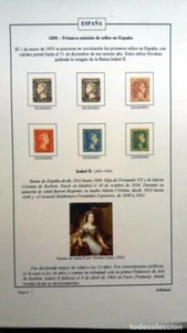 HOJAS DE ALBUM DE SELLOS DE ESPAÑA PARA IMPRIMIR EN A4 DE 1850 A 2024 COMPLETO - Imagen 1 de 1
