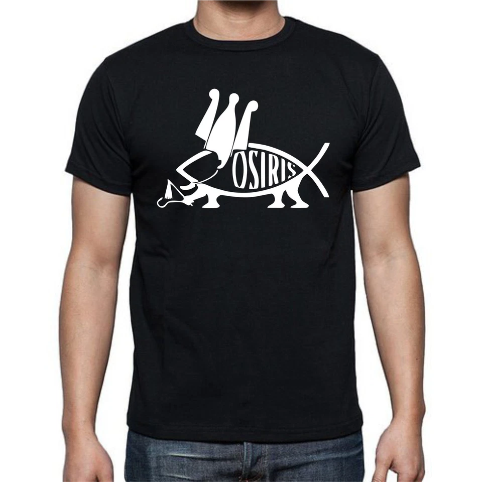 Viking Osiris Jesus Fish Walking T shirt tee - Image 1 of 1