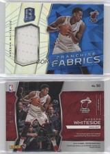 2015-16 Panini Spectra Franchise Fabrics Silver Prizm /49 Hassan Whiteside #50