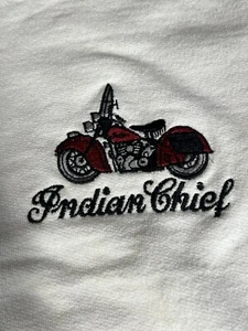 Indian Motorcycles Chief Kids 1/4 Zip Sweatshirt S/P Small White - Picture 1 of 11