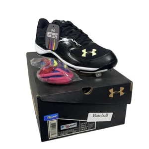 Under Armour Ignite Mens Size 10.5 Baseball Cleats Multicolor Laces New In Box - Picture 1 of 12
