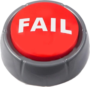 Epic Fail Button Sad Trombone Sound Effect Button (Batteries Included) Funny - Picture 1 of 4