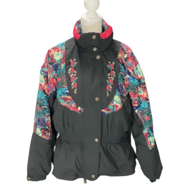 Chaqueta de esquí Nordica Classics vintage 1996 aislada cremallera completa a presión talla pequeña Foto 1 de 4