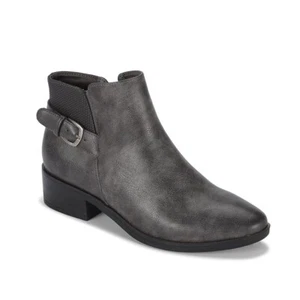 Baretraps Womens 6 M Dark Grey Marconi Faux Leather Ankle Booties NIB ZP8 - Picture 1 of 6