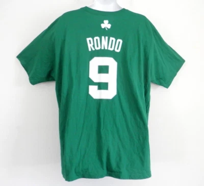 Adidas Vintage RAJON RONDO BOSTON CELTICS T Camiseta-Jersey Baloncesto Hombres Talla 2X Foto 1 de 4