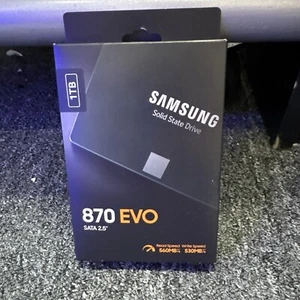 Samsung 870 EVO 1TB, 2.5 inch Internal SSD - ‎MZ-77E1T0B/AM - Picture 1 of 5