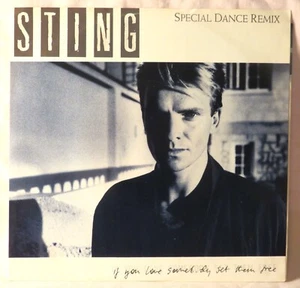 STING THE POLICE If You Love Somebody Set Them Free 1985 DANCE MIX 45 NM/NM - Picture 1 of 4