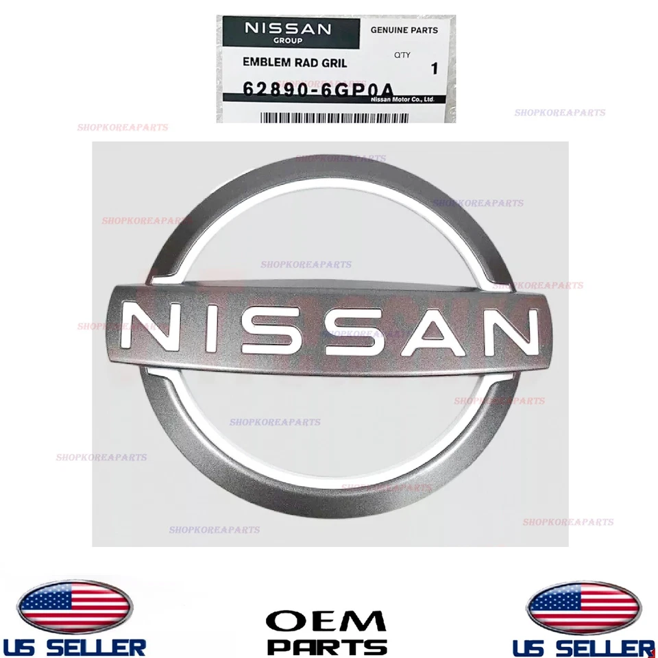 Genuine Front Bumper Emblem Logo ⭐OEM⭐ Nissan Z 2023-2024 62890-6GP0A - Image 1 of 1