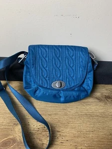 Baggallini Crossbody Handbag Small Shoulder Purse Turquoise Adjust - Picture 1 of 10