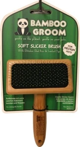 Paws/Alcott - Bambus Soft Slicker Bürste mit Edelstahlstift - Bild 1 von 1