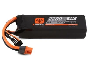 Spektrum RC 4S Smart LiPo 50C Battery Pack (14.8V/2200mAh) [SPMX22004S50] - Picture 1 of 2