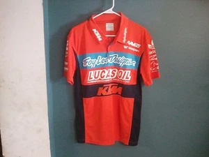 Brand New 2016 KTM / Troy Lee Designs Factory Team Pit Shirt - Picture 1 of 5