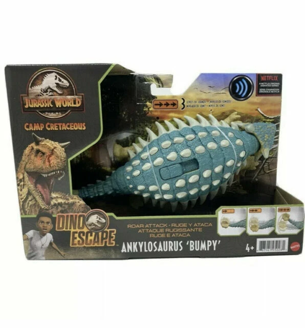 Jurassic World Camp Cretaceous Roar Attack Ankylosaurus Bumpy Action Figure