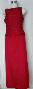 Marie St Claire Größe 10 rot Perlen Ballkleid Mutter Braut Zofe Kleid Abschlussball Damen - Bild 1 von 6