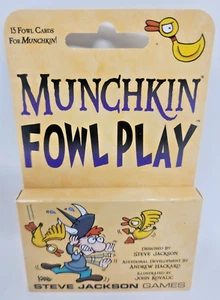 Munchkin Fowl Jugar 15 Cartas Juego Expansión Steve Jackson Juegos Booster - Imagen 1 de 2
