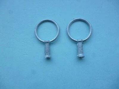 Model Boat white metal DF loop aerial x 2 pcs.Like Robbe Graupner Krick. - Image 1 of 4