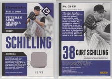 2017 Panini Chronicles Swatches Purple /49 Curt Schilling #CS-CU