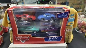 NIB CRUISIN' COUPLES SUPERCHARGED DISNEY PIXAR CARS SALLY FLO RAMONE MCQUEEN - Picture 1 of 7