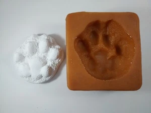 Custom Made Rubber Mold Mountain Lion FOOTPRINT Paw Print Cougar Puma Arizona #3 - Picture 1 of 10