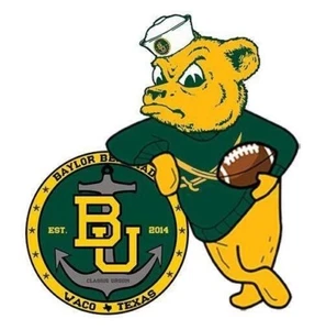 Baylor Bears Weather Vinyl Die Cut Sticker Decal 5 Inch Vintage - Picture 1 of 1