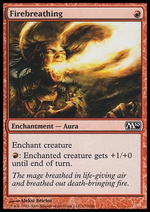 MTG 4x FIREBREATHING - SOFFIO DEL DRAGO - M10 - MAGIC - Picture 1 of 1