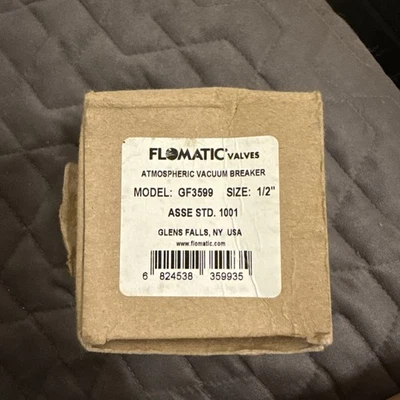 Flomatic клапаны атмосферный вакуумный выключатель GF3599 1/2"  - Изображение 1 из 4